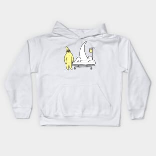 I'm turning into a banana Kids Hoodie